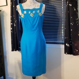 DL Deborah Laws Turquoise Dress